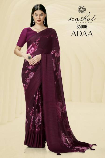 Adaa By Kashvi 85001-85008 Daily Wear Sarees Catalog
